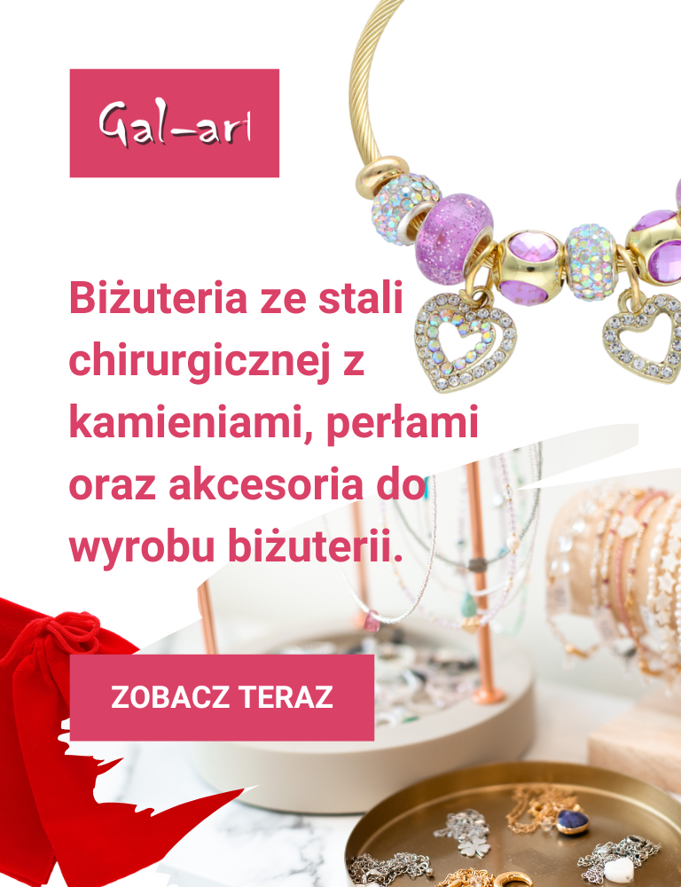 Hurtownia biżuterii ze stali chirurgicznej Gal-art