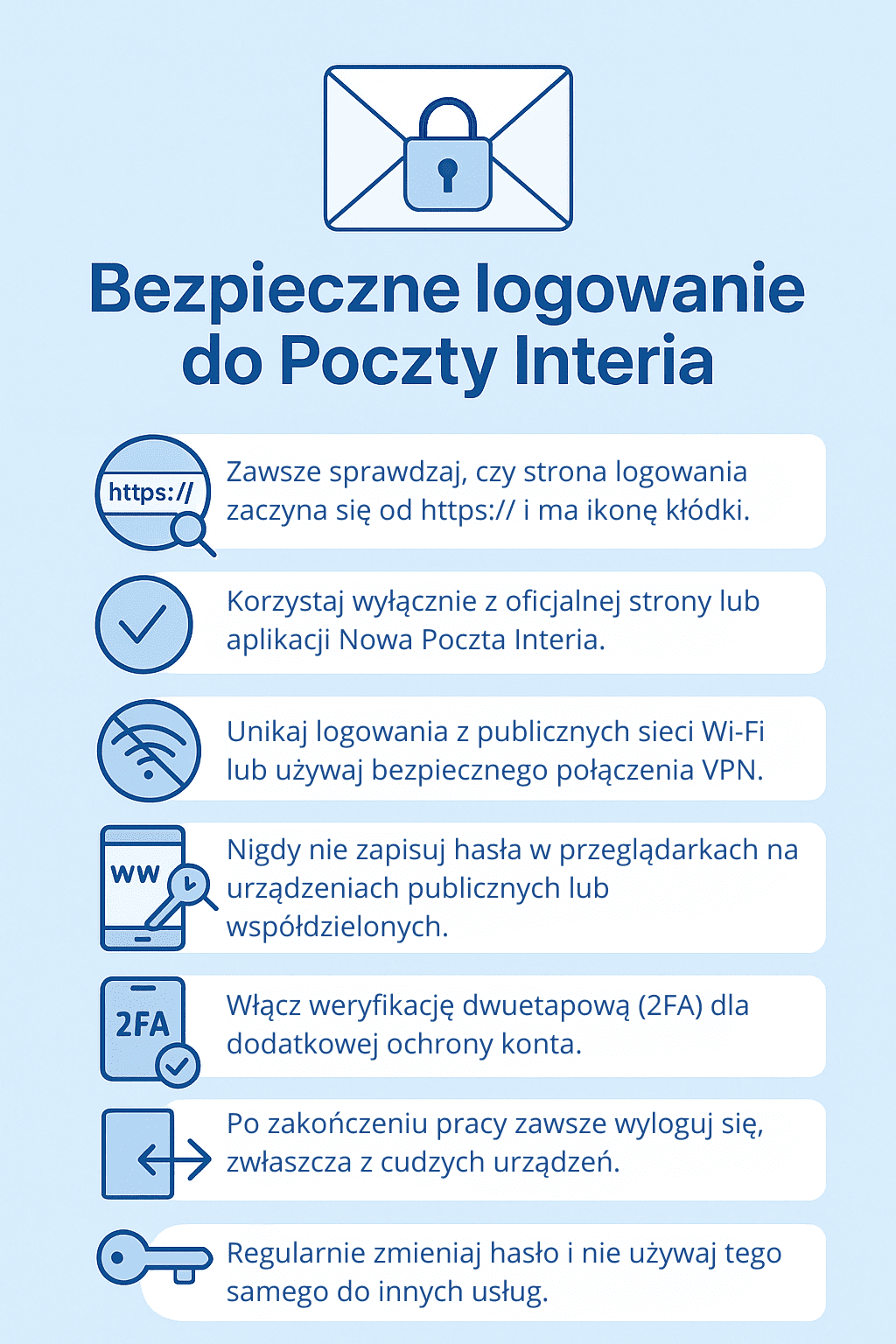 zasady bezpiecznego logowania do poczty interia 