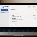 poczta o2 otwarta na komputerze