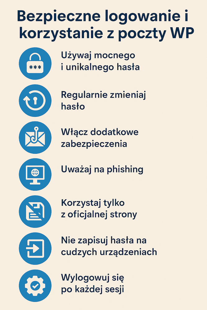 instrukcja jak bezpiecznie logować się do poczty wp 