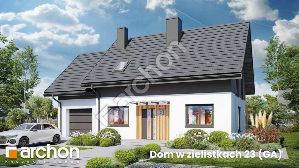 projekt domu - dom w zielistkach