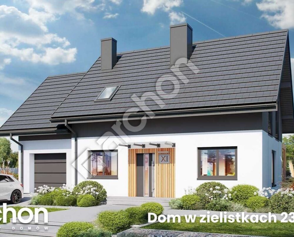 projekt domu - dom w zielistkach