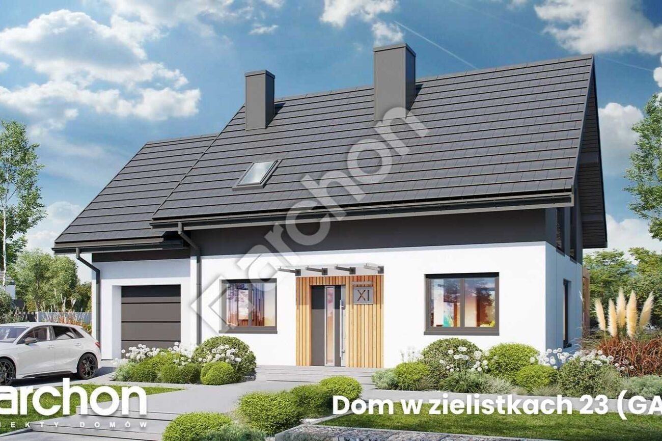 projekt domu - dom w zielistkach