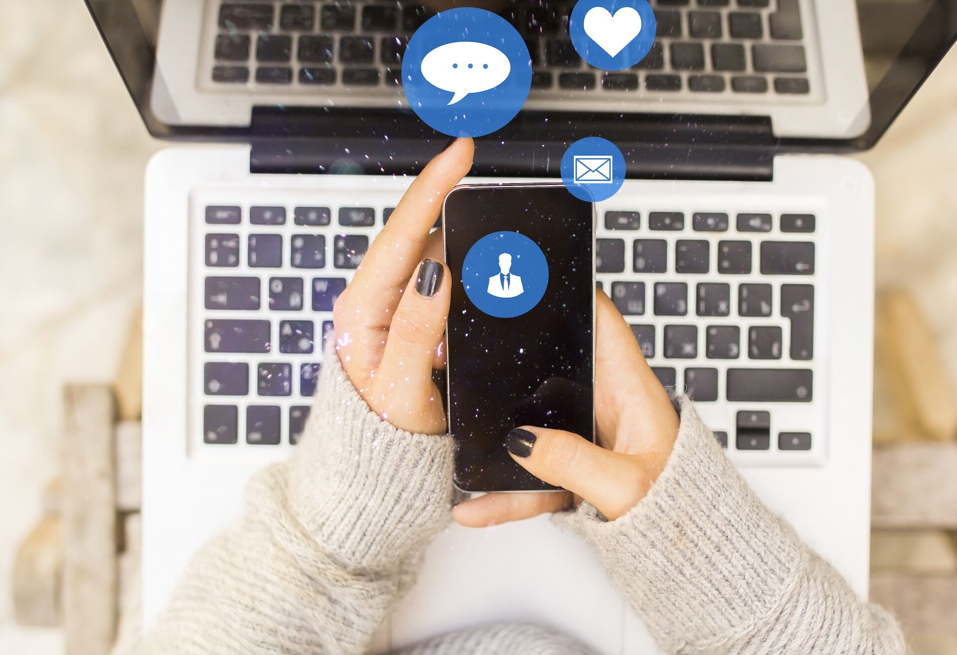 co widzi osoba zablokowana na messengerze - na laptopie i telefonie