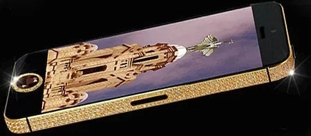 najdroższy telefon świata - iPhone 5 z diamentami najdroższy telefon świata - iPhone 5 Black Diamond