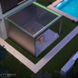 nowoczesna altana w ogrodzie