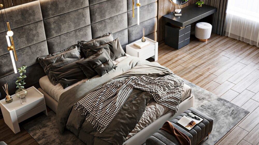 sypialnia w stylu premium